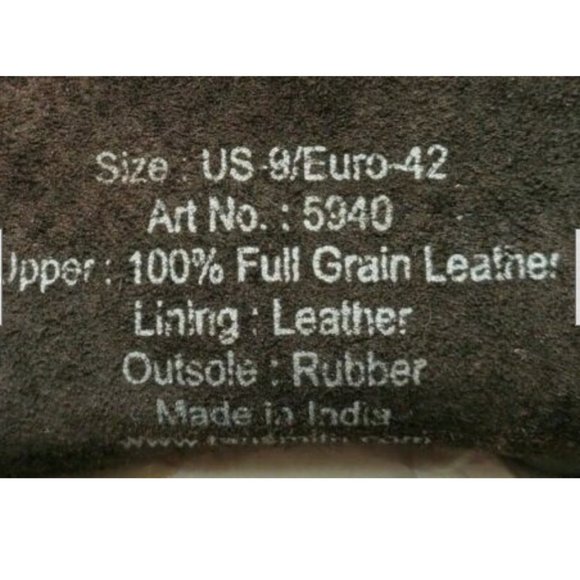 Tansmith Loafer Mens Leather Brown Full Grain 9M - Picture 8 of 9